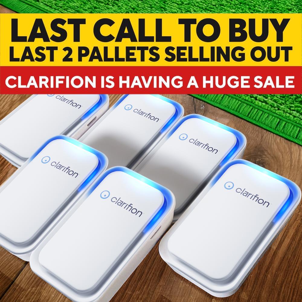 Clarifion Facebook ad: Reduces Dust - Save 46% OFF with Bundle