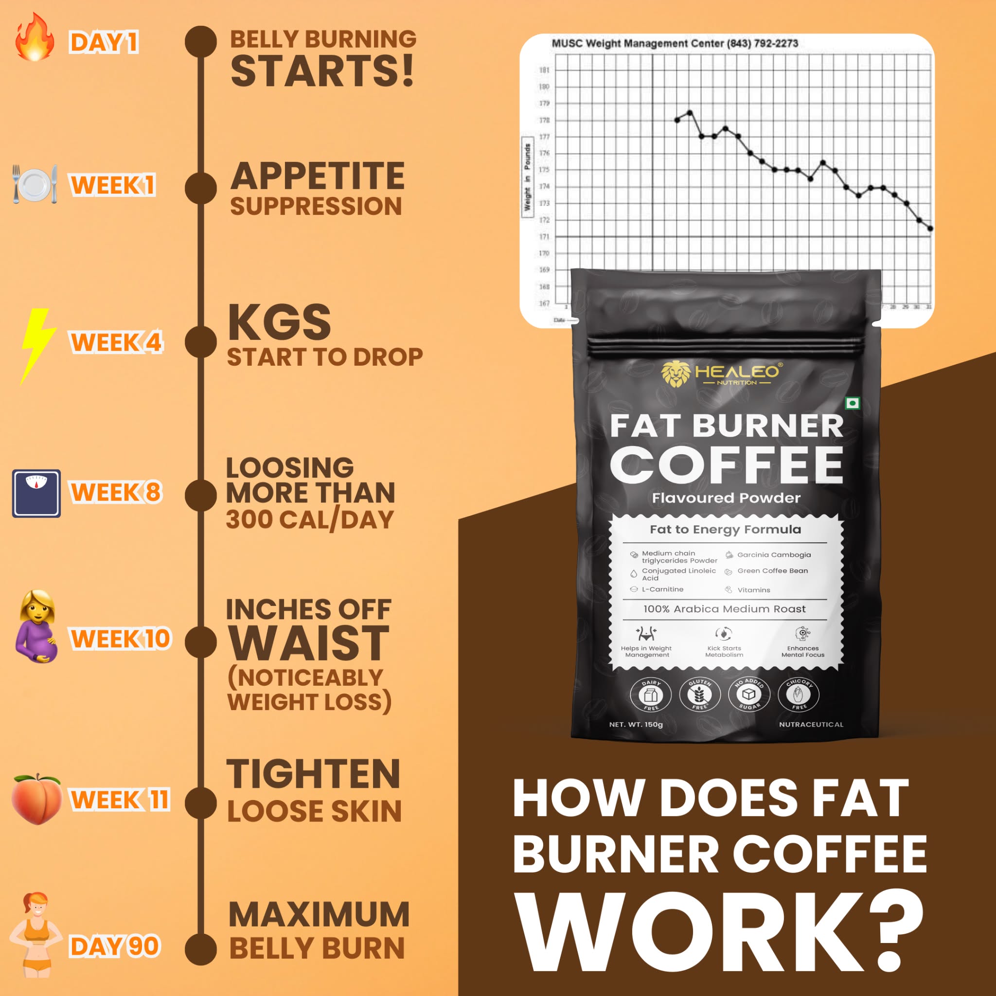 Healeo Nutrition India Facebook ad: Visible Results in 90 Days!