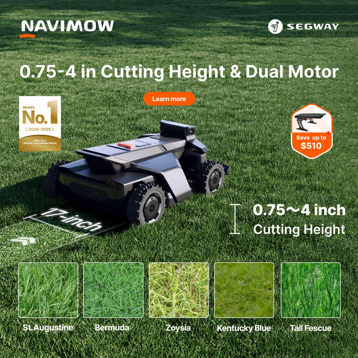 Segway Navimow Facebook ad from Jun 23, 2026