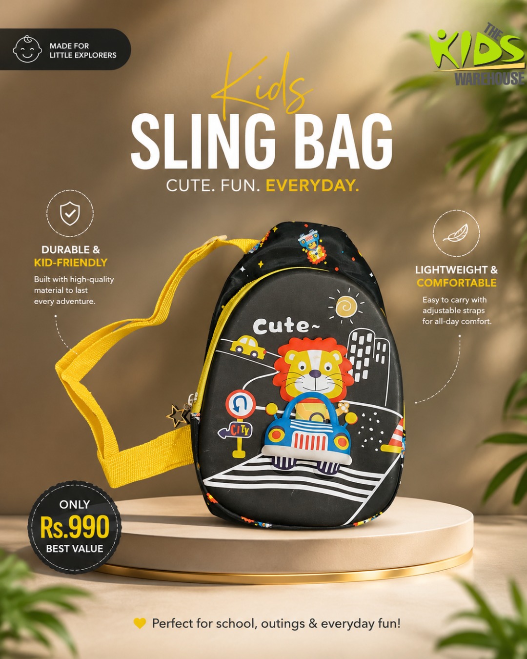 The Kids Warehouse Facebook ad: From the classroom to weekend adventures.