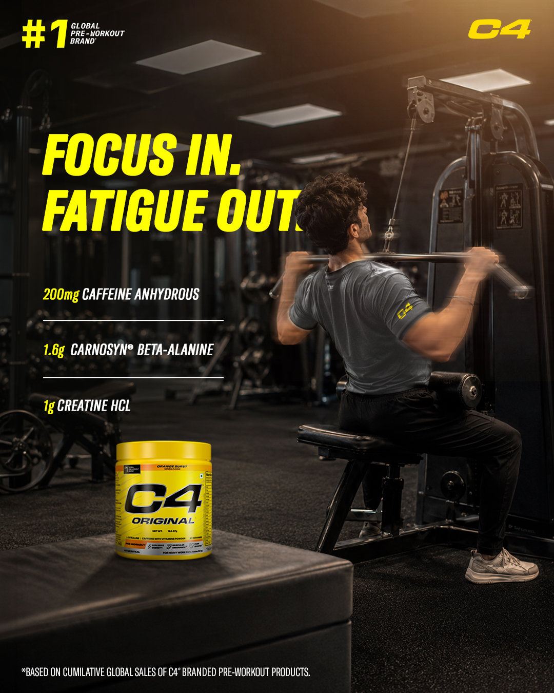 C4 Cellucor India Facebook ad