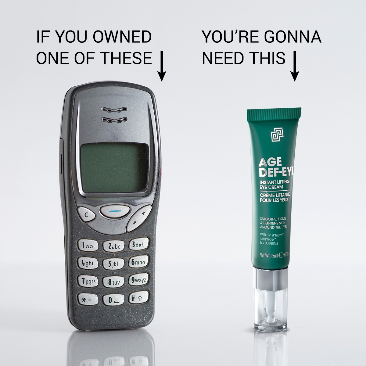 Shakeup: Men's Care Facebook ad: Get it on Amazon