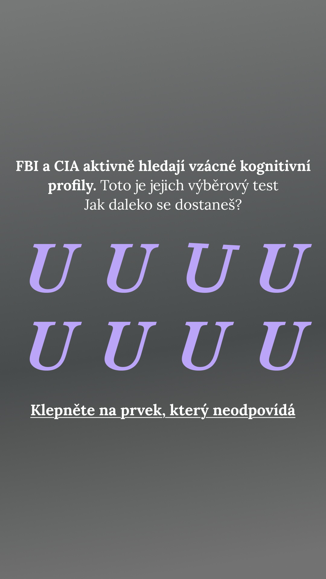Free International IQ Test Facebook ad