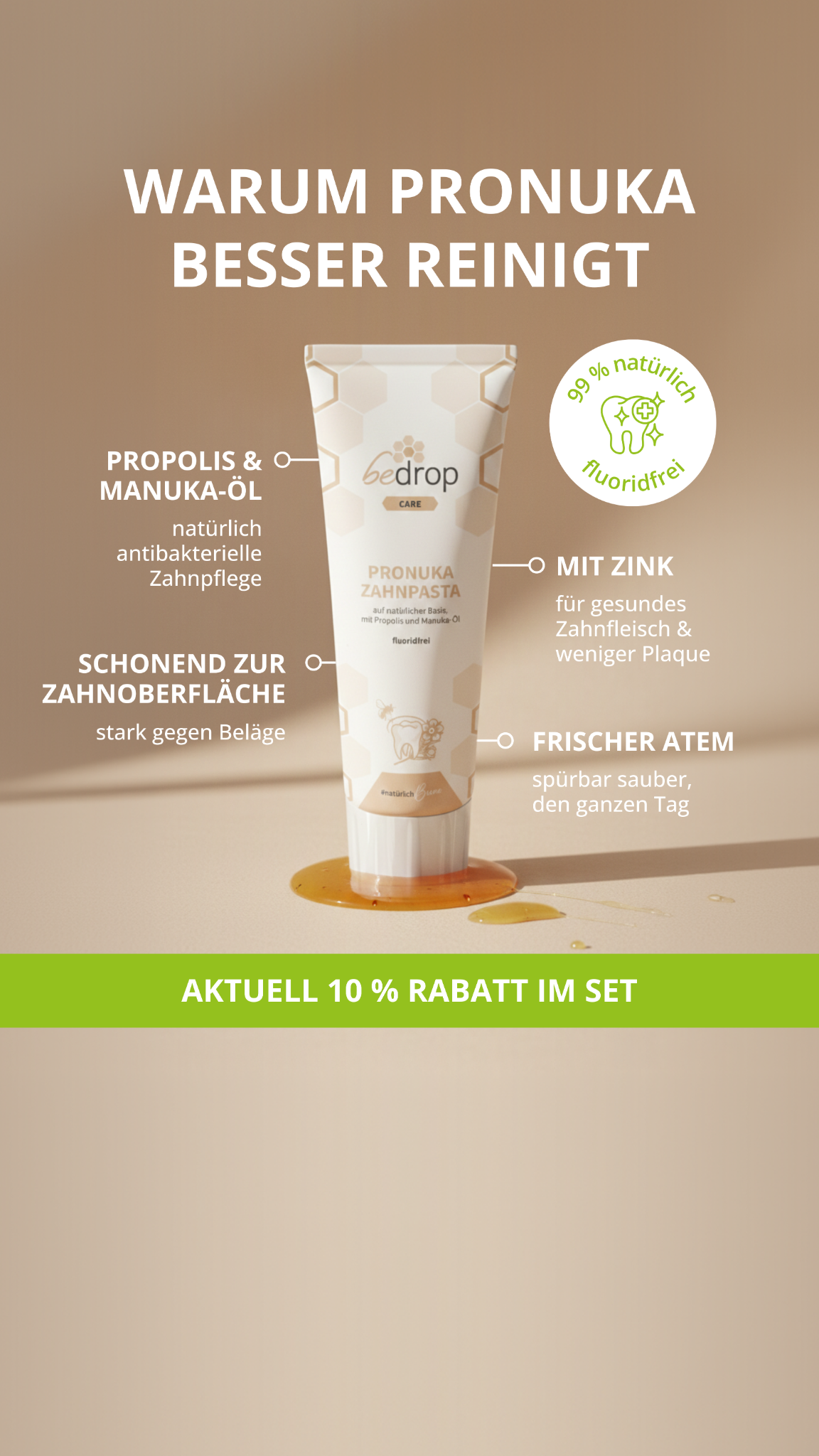 Bedrop #natürlichbiene Facebook ad