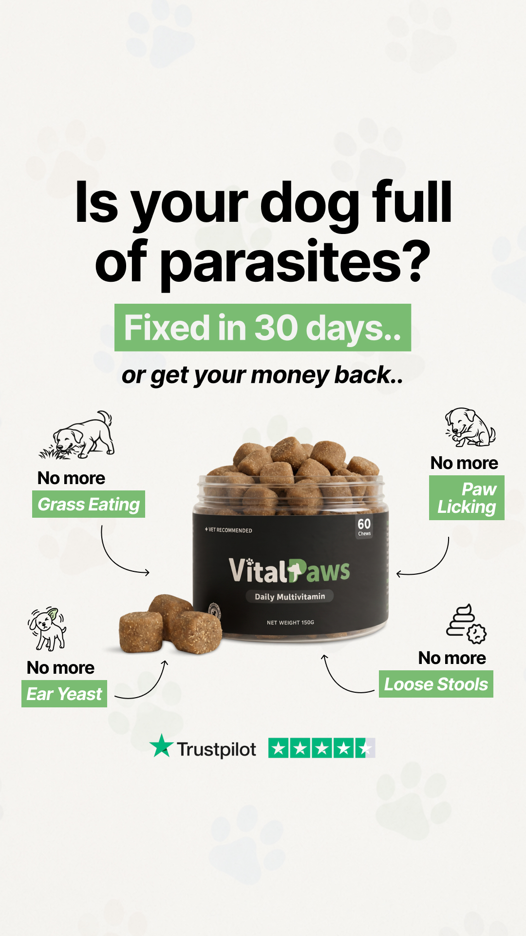 VitalPaws Facebook ad