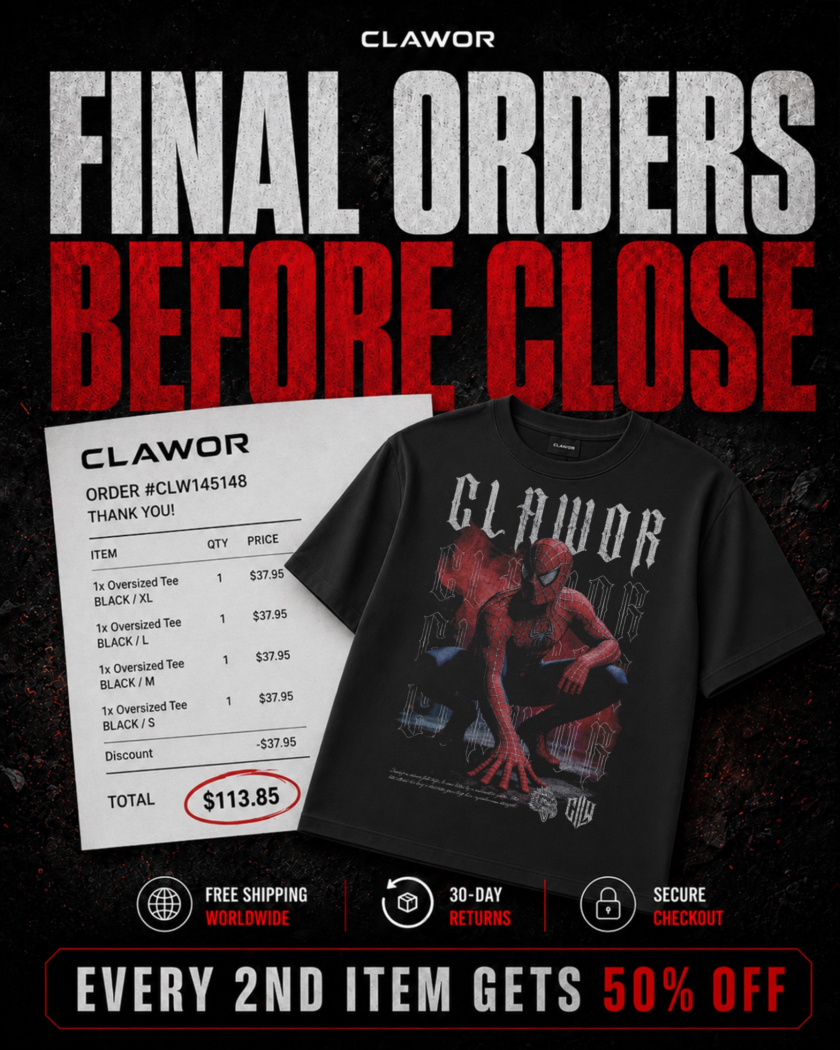 Clawor Facebook ad