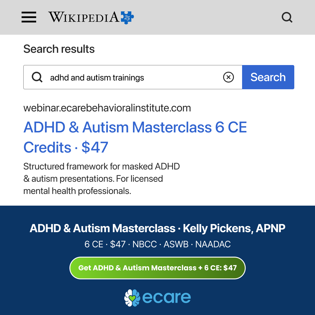 eCare Behavioral Health Institute Facebook ad