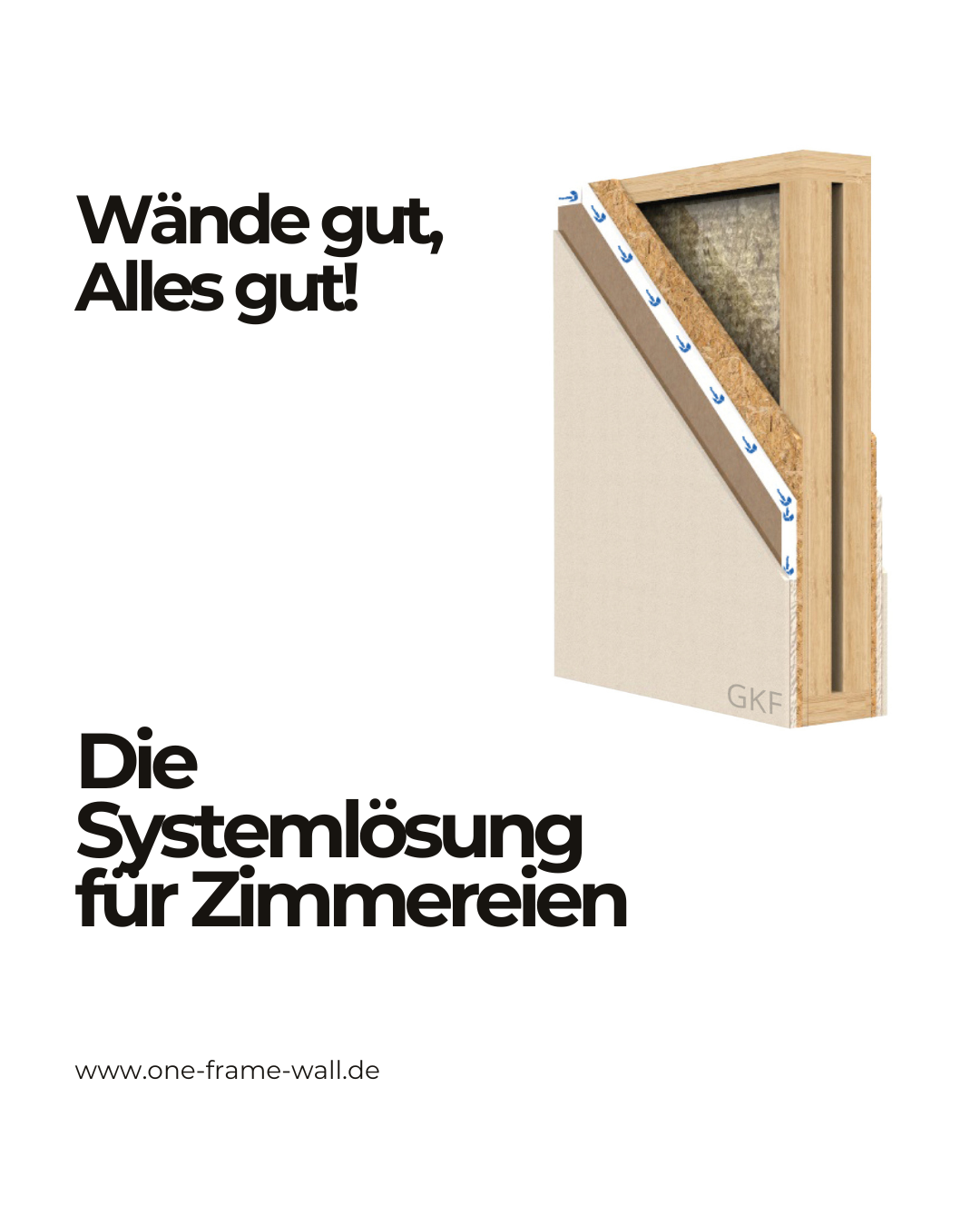 Wolf Bavaria GmbH Facebook ad: Oneframe-Wall - Einschalige Wohnungstrennwand