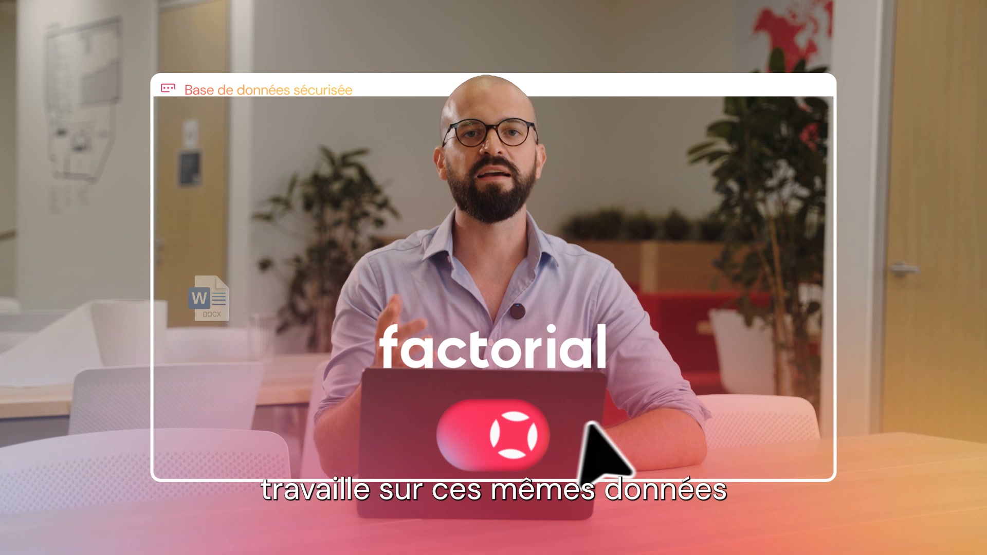 Factorial FR Facebook ad: Vos données ne devraient pas quitter votre entreprise
