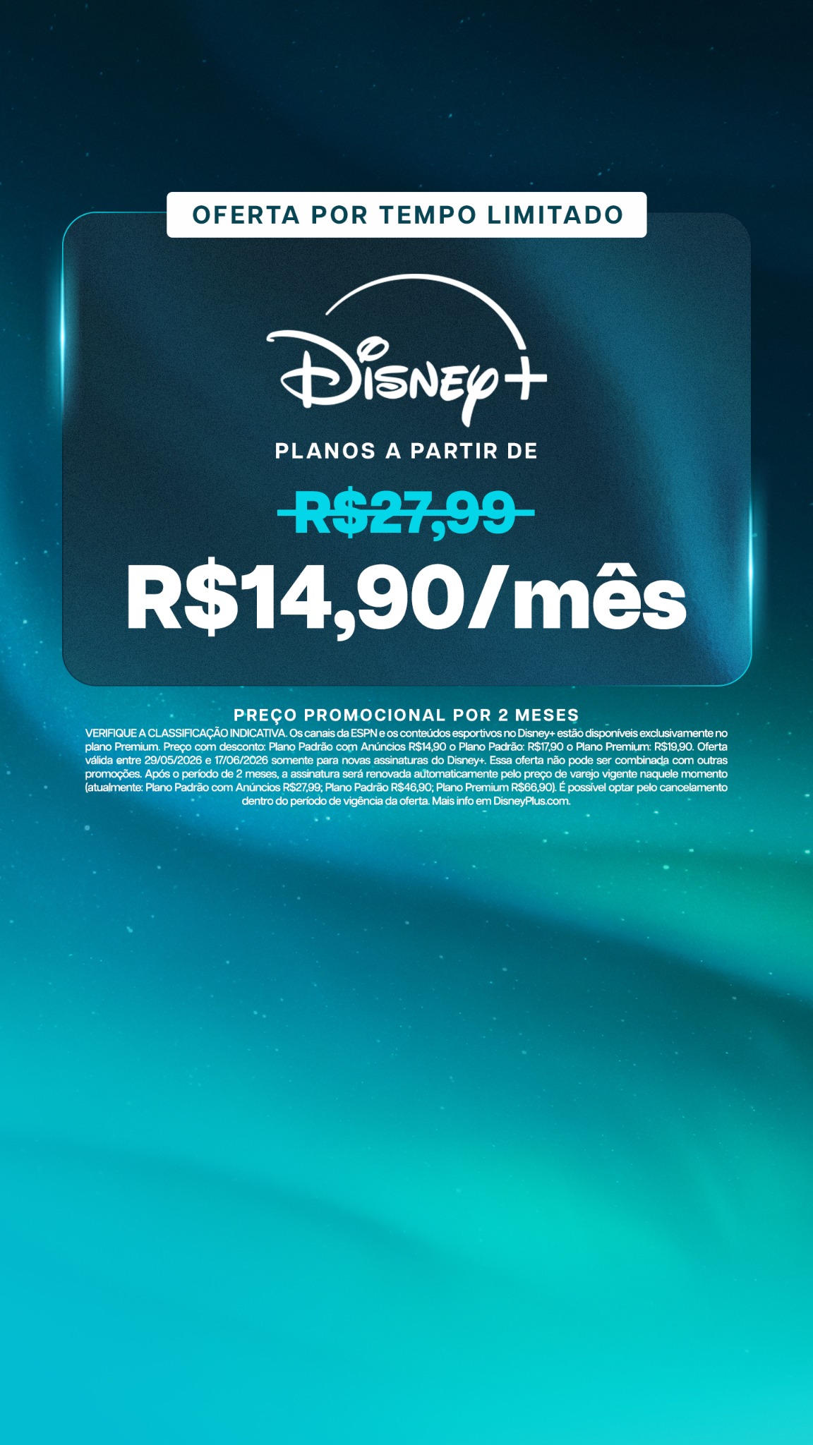Disney+ Facebook ad