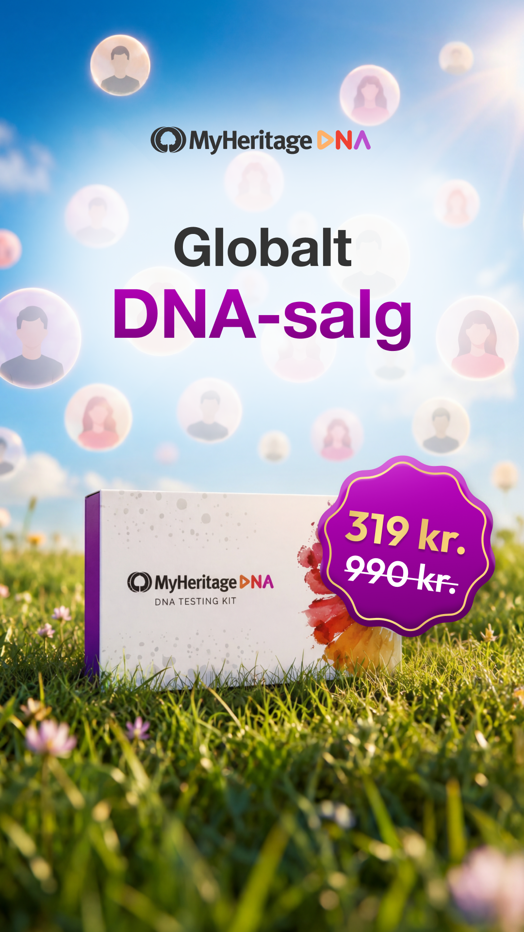 MyHeritage Norge Facebook ad from Jun 3, 2026