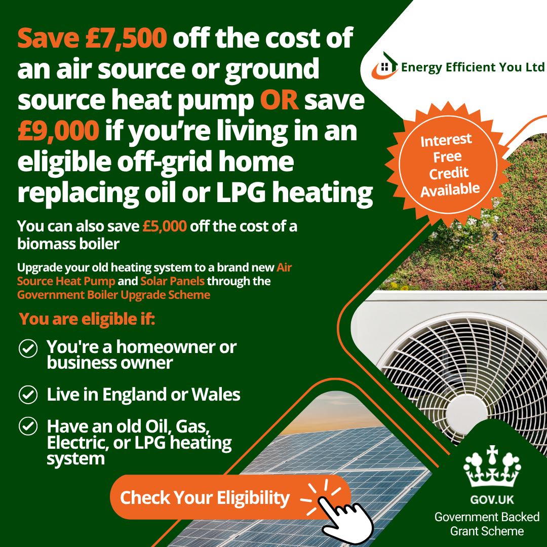 Energy Efficient You Ltd Facebook ad: Boiler Upgrade Scheme
