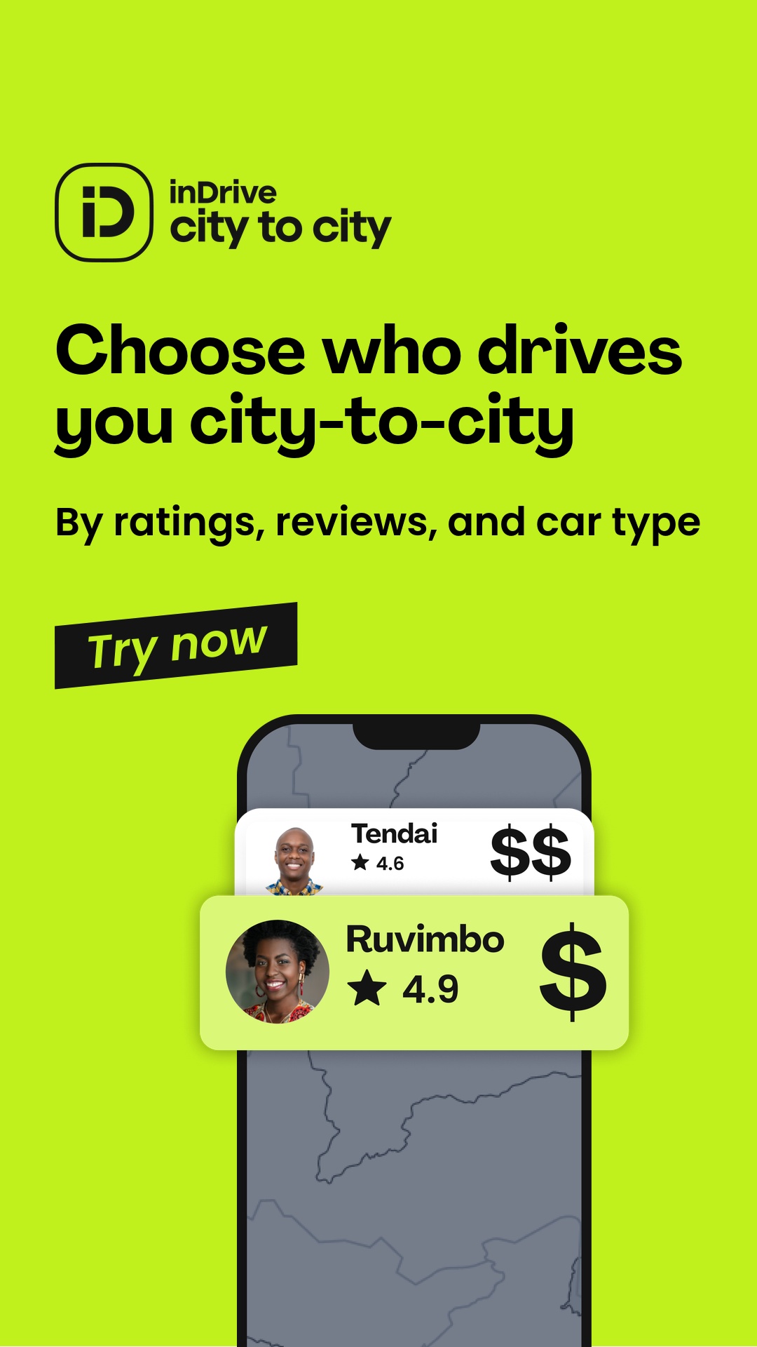 inDrive Facebook ad