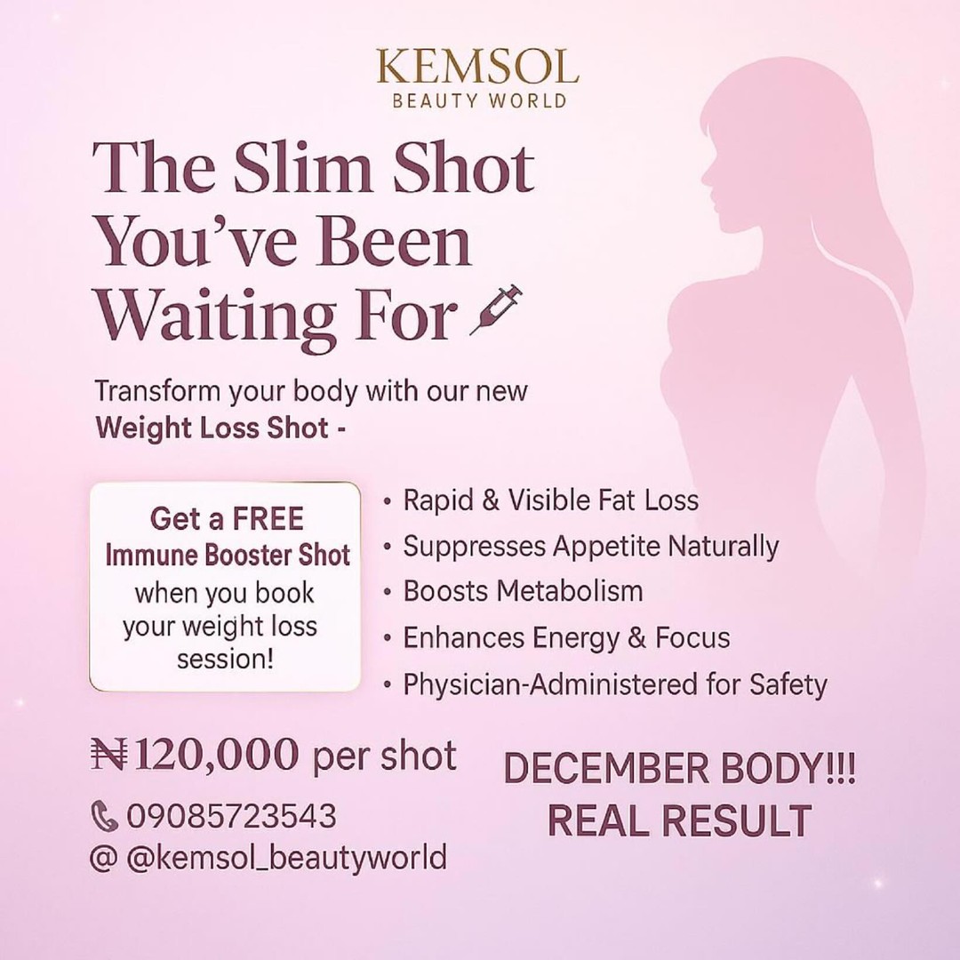 kemsol_beautyworld Facebook ad: Slim Down with out our shot