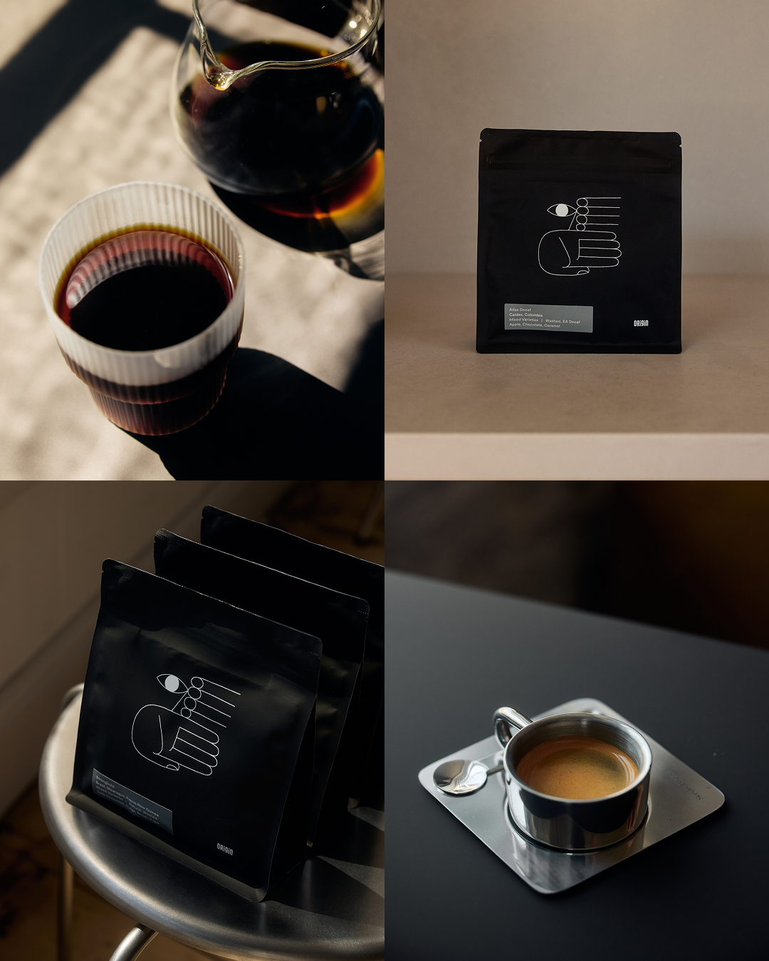 Origin Coffee Roasters Facebook ad: Adventure through speciality coffee.