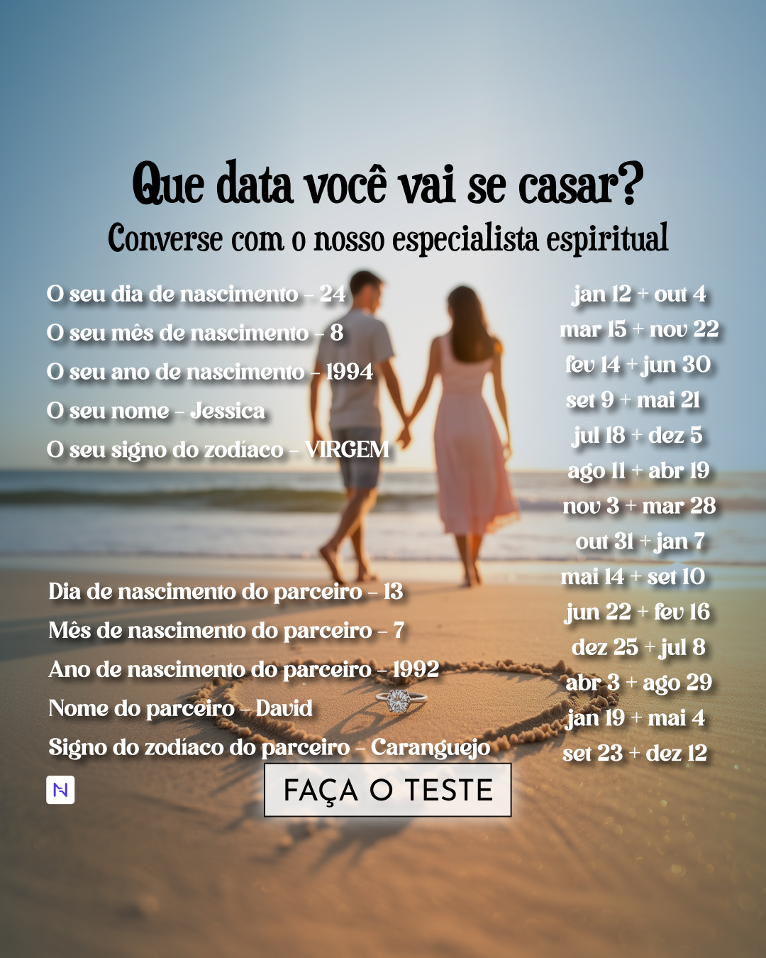 Nebula: Marriage Compatibility Facebook ad