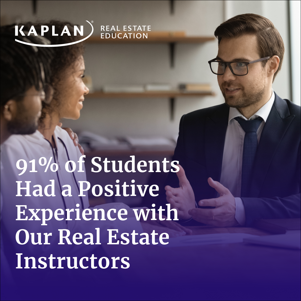 Kaplan Real Estate Education Facebook ad