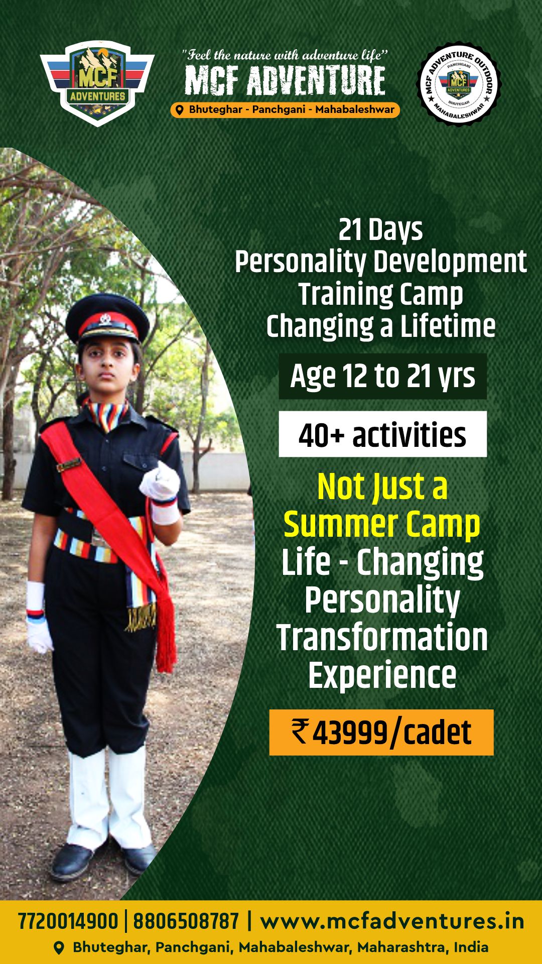 MCF Adventures Summer Camps Facebook ad from Apr 2, 2026