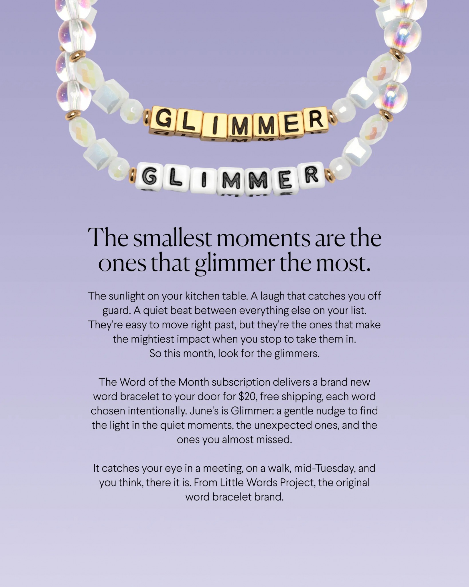 Little Words Project Facebook ad