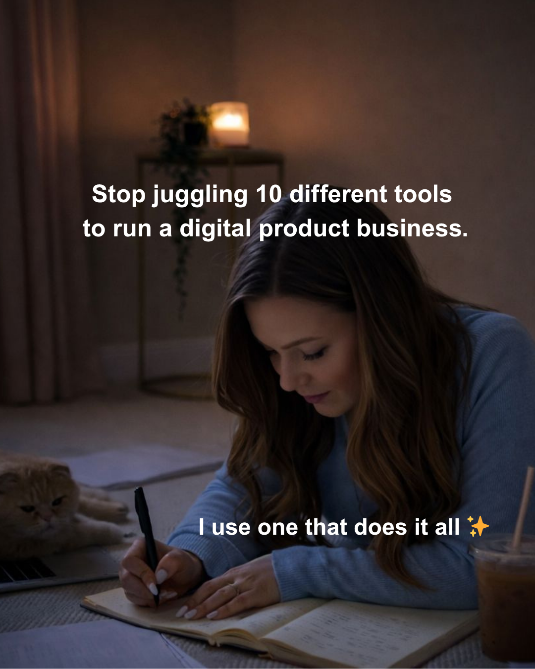 Tanya, Digital Product Strategist Facebook ad: Instant Access