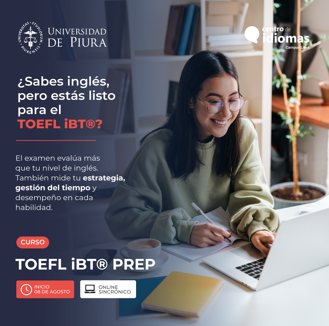 Centro de Idiomas UDEP Campus Lima Facebook ad: Mejora tu desempeño