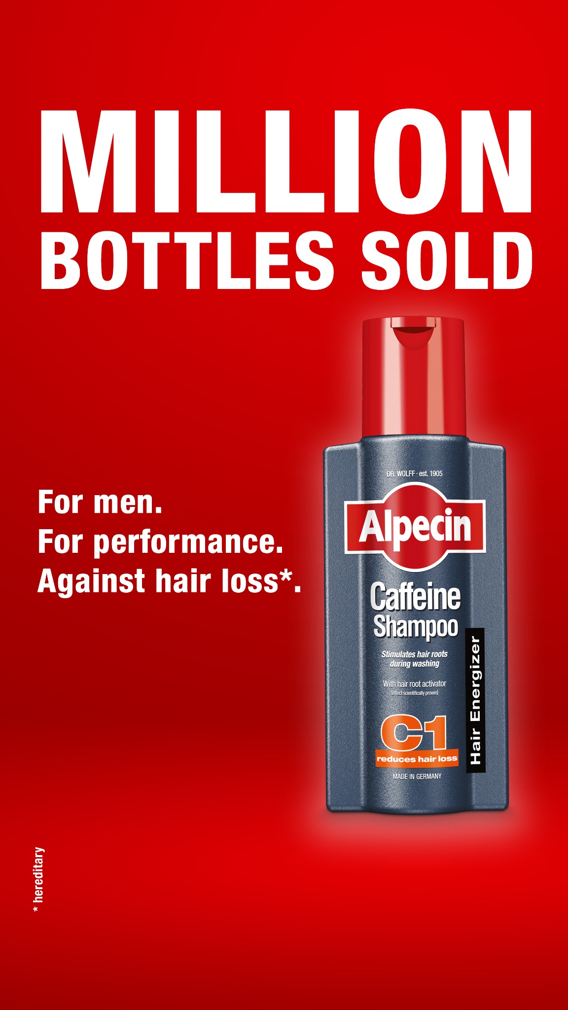 Alpecin Facebook ad