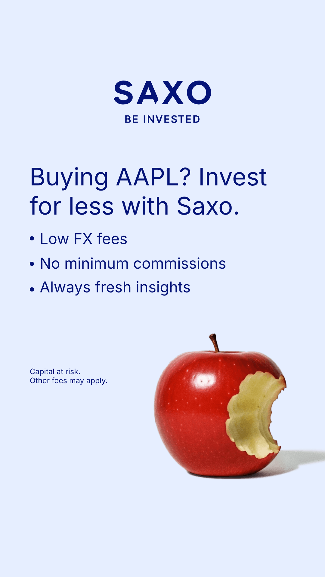 Saxo UK Facebook ad