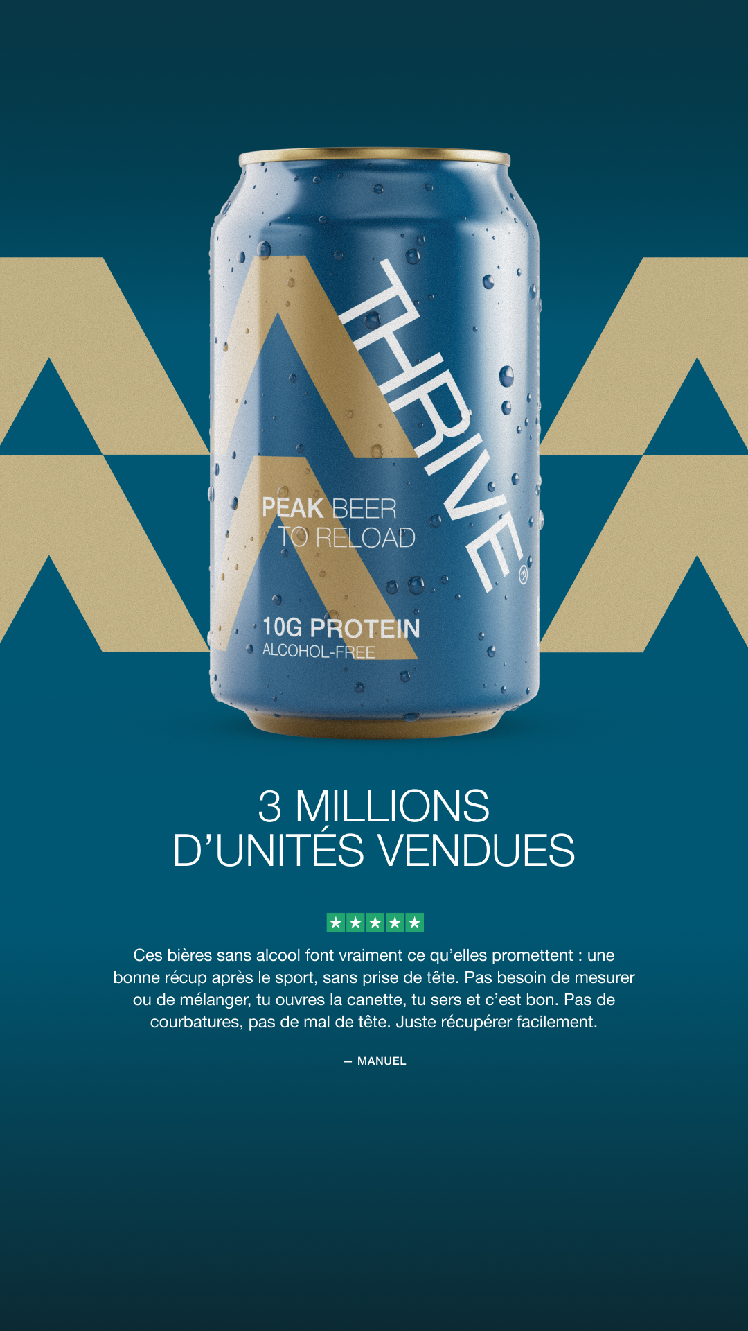 Thrive Beer Facebook ad