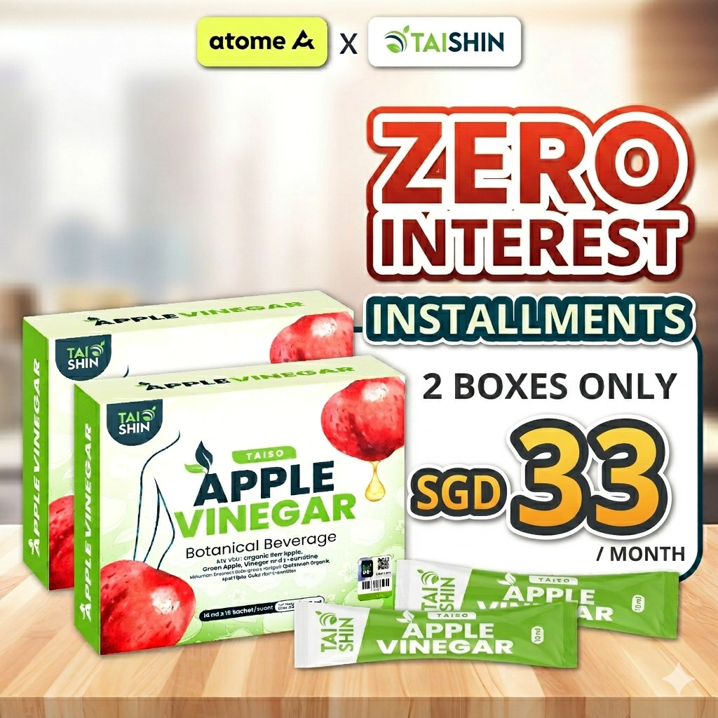 TAISO 有机瘦身醋 SG Facebook ad: First 20 customers get more than 50% OFF! -->