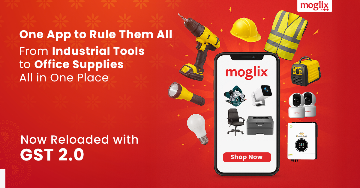 Moglix Facebook ad: Moglix App, ek hi jagah, sab kuch!