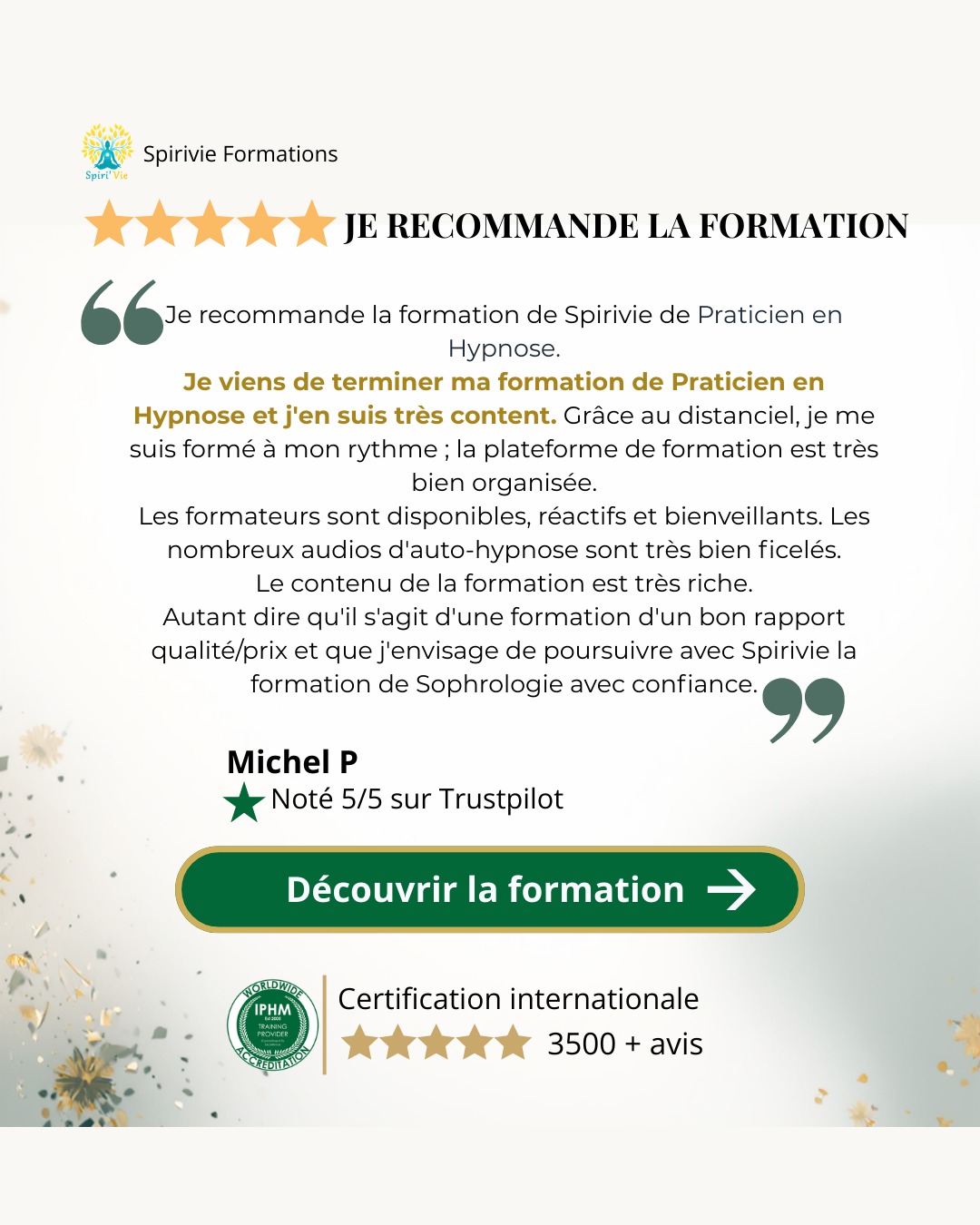 SpiriVie Formations Facebook ad