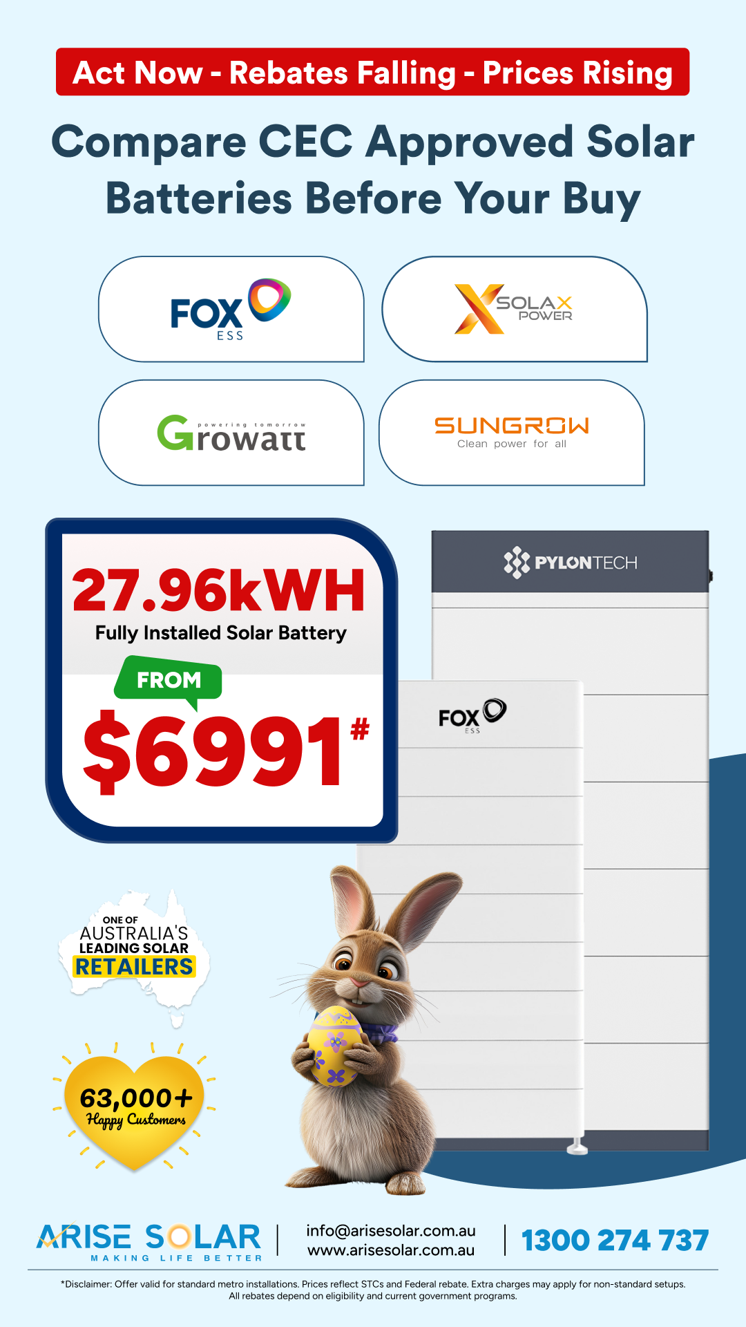 Arise Solar Facebook ad