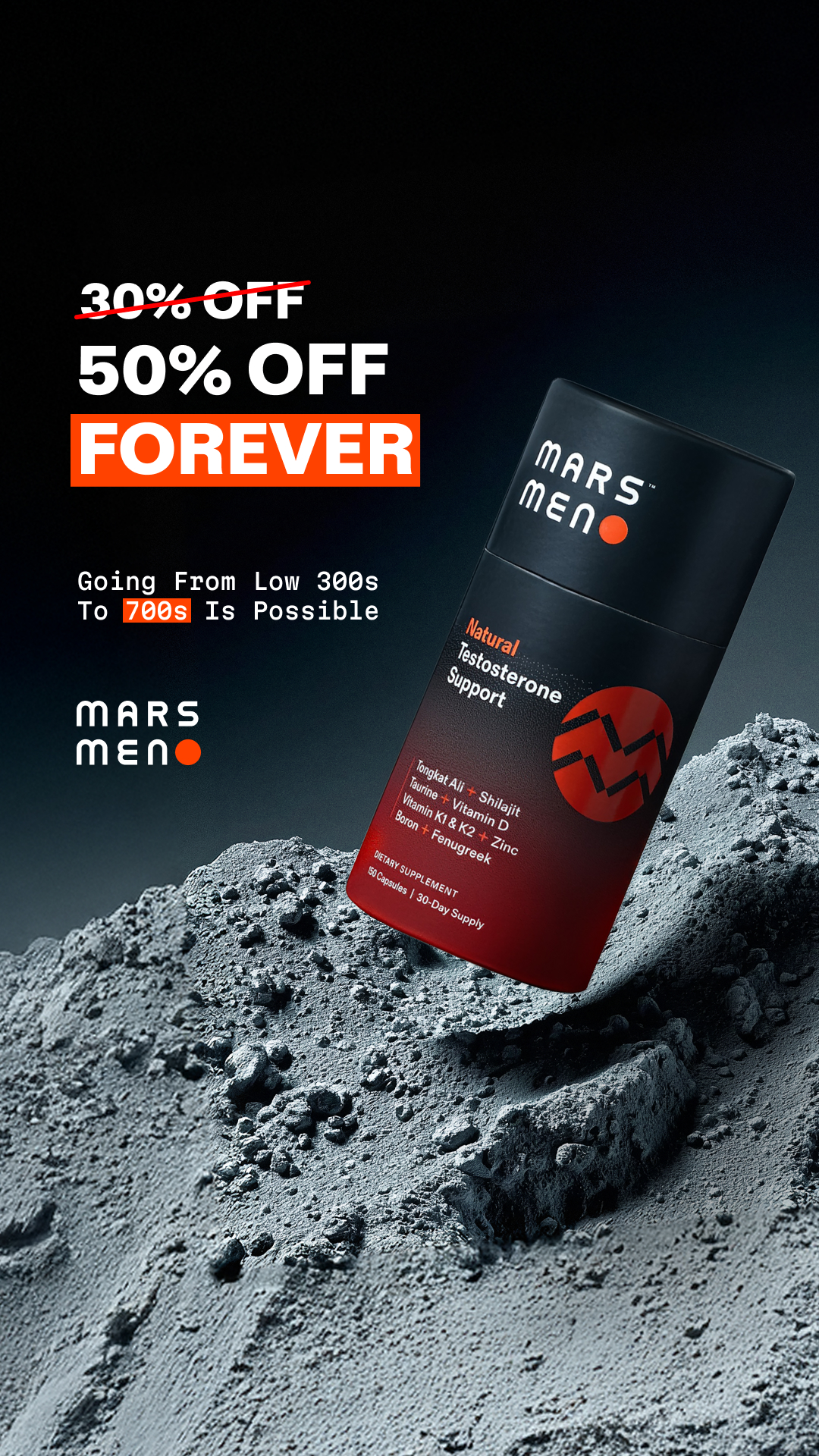Mars Men Facebook ad