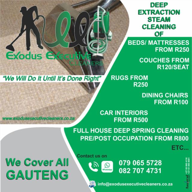 Exodus Executive Cleaners Facebook ad