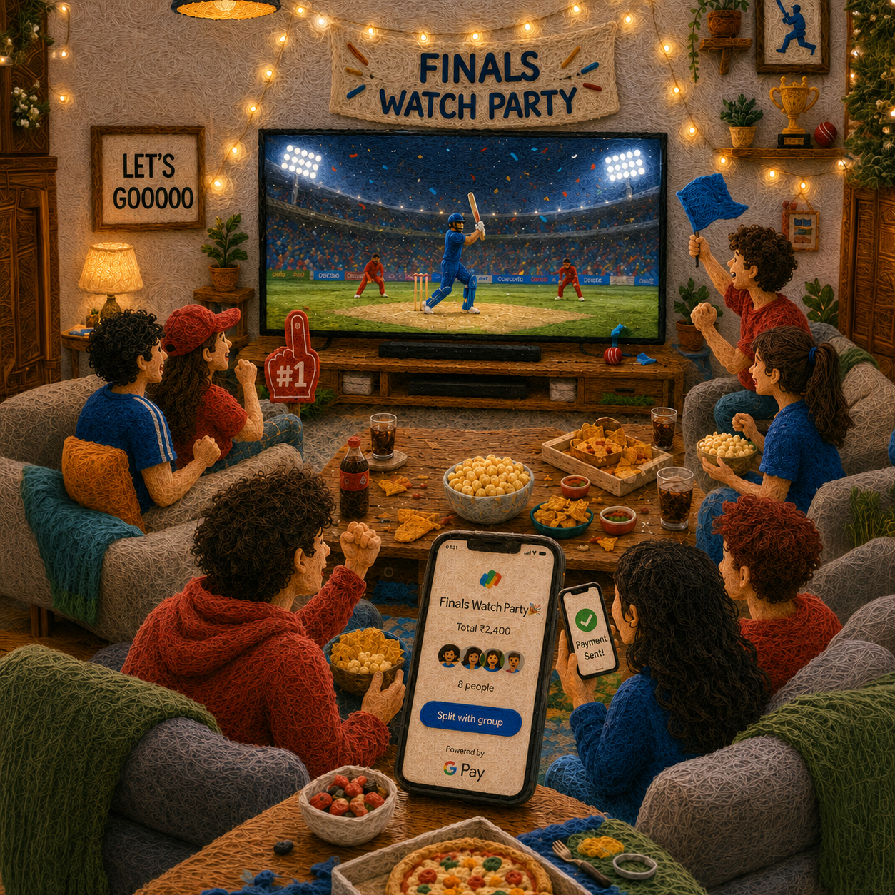Google Facebook ad