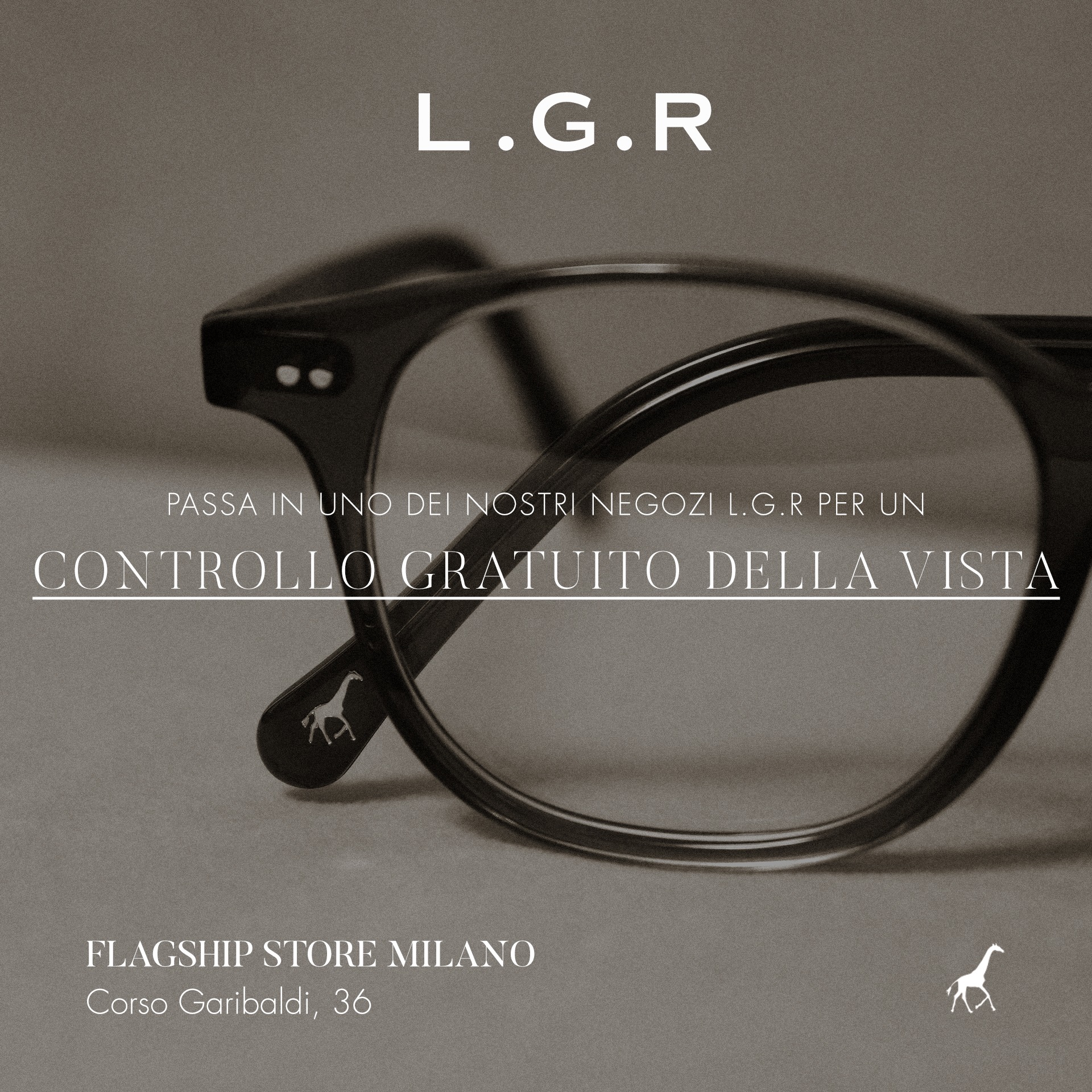 L.G.R Facebook ad: Controllo della vista gratuito | L.G.R Store Milano