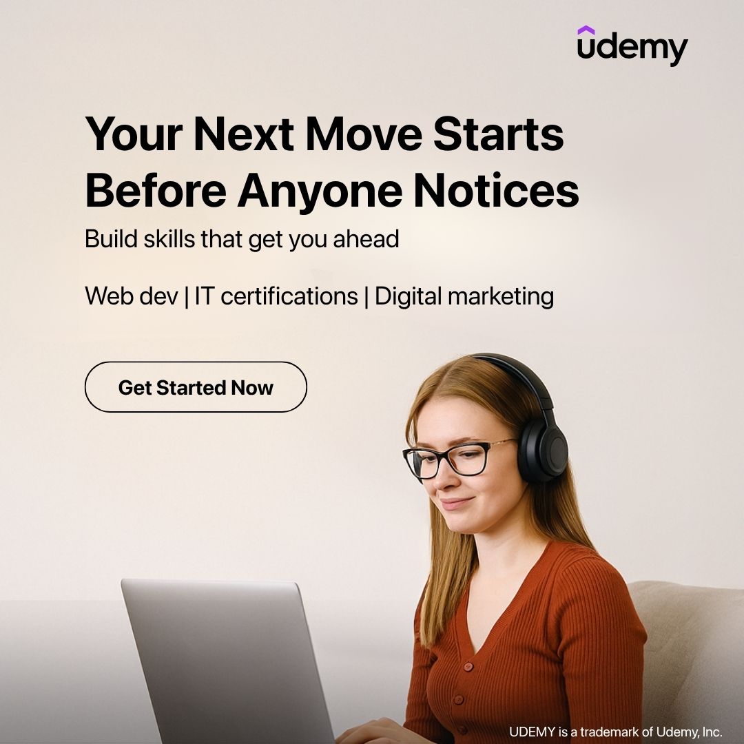 Udemy Facebook ad