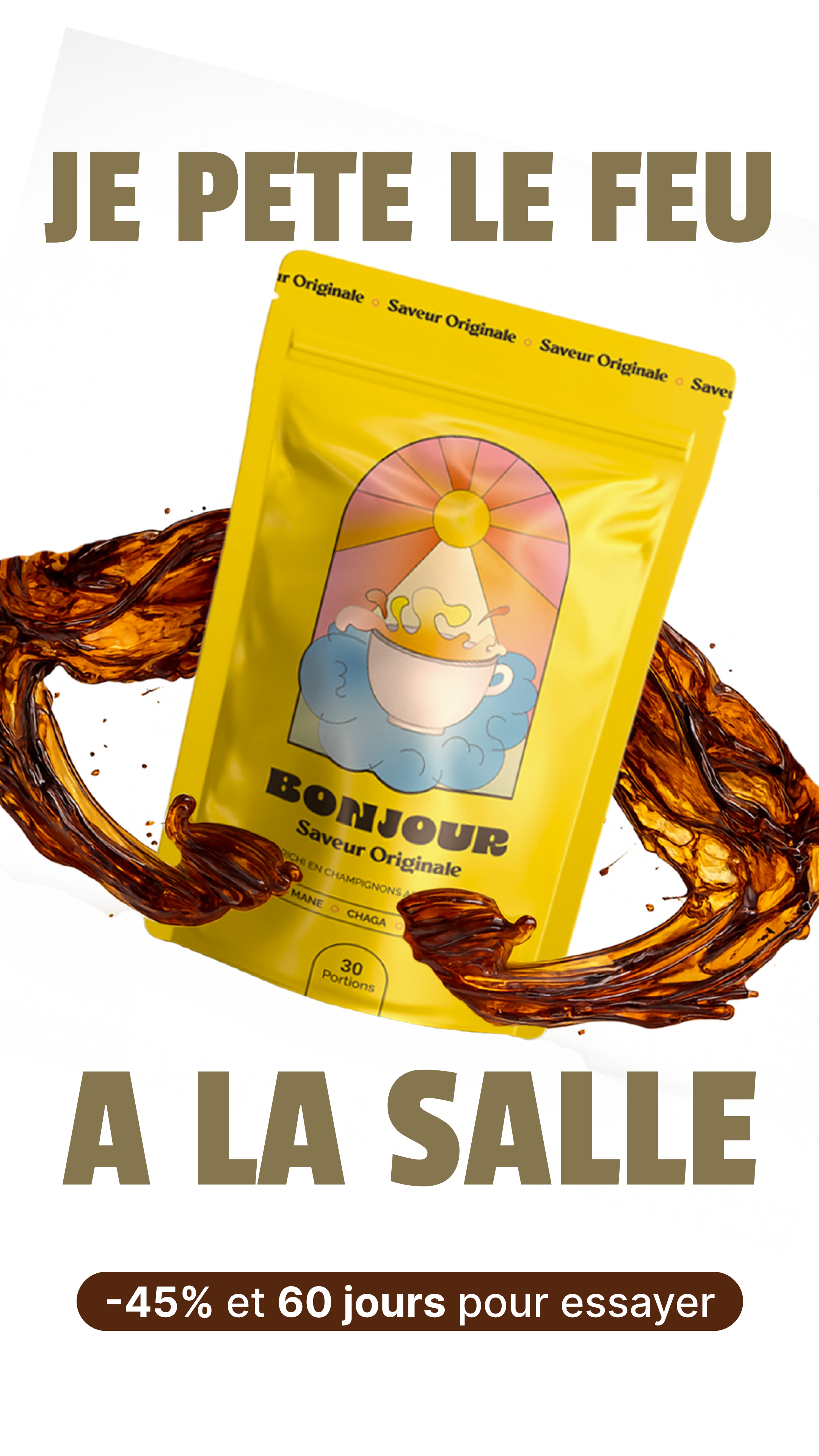 Bonjour Facebook ad