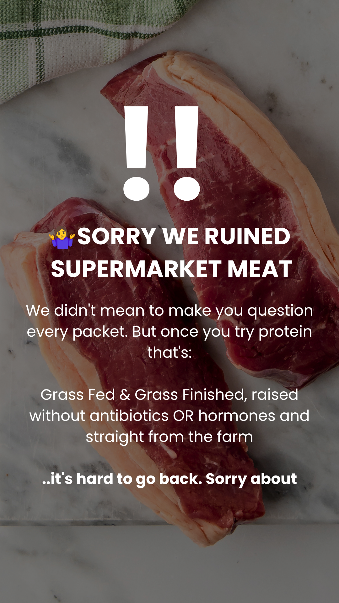 Our Cow Facebook ad