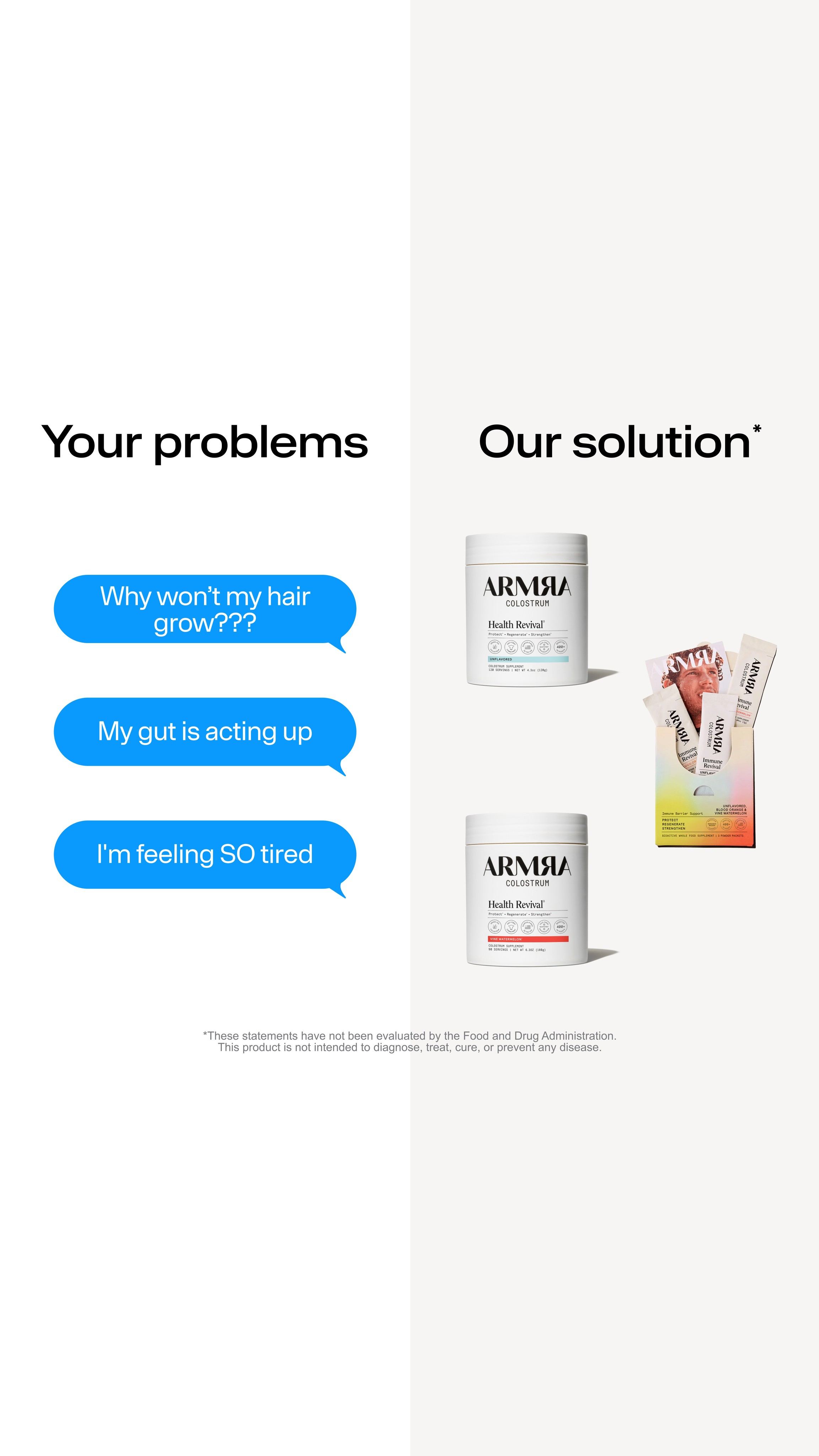 ARMRA Facebook ad
