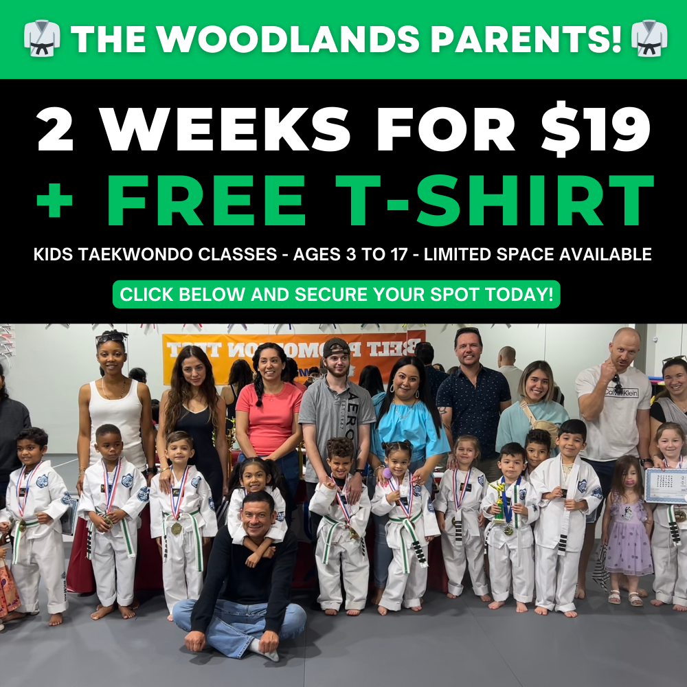 BKM Martial Arts The Woodlands Facebook ad from Dec 11, 2025