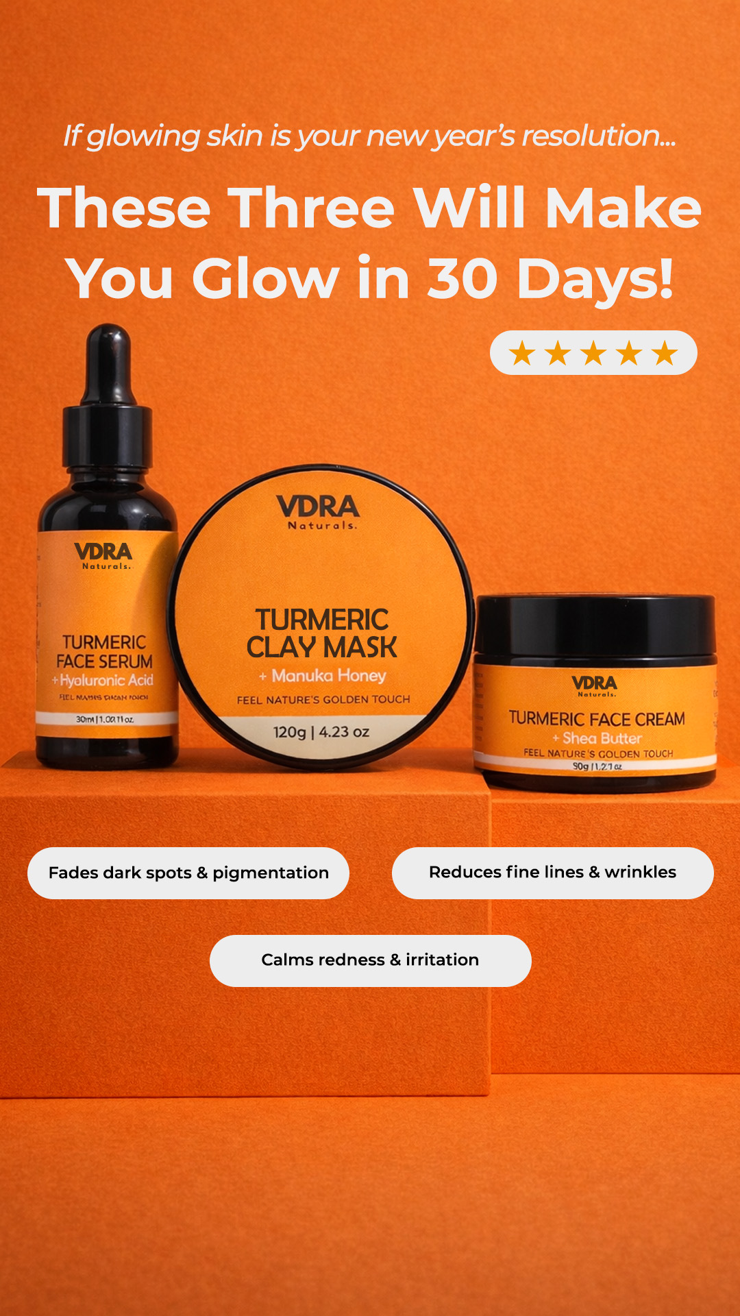 VDRA Naturals - Ayurvedic Skincare Facebook ad