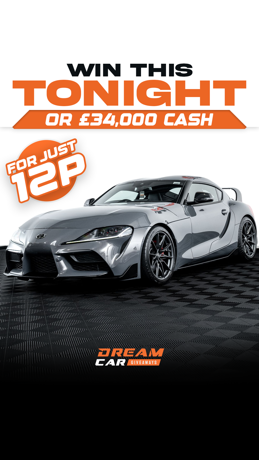 Dream Car Giveaways Facebook ad