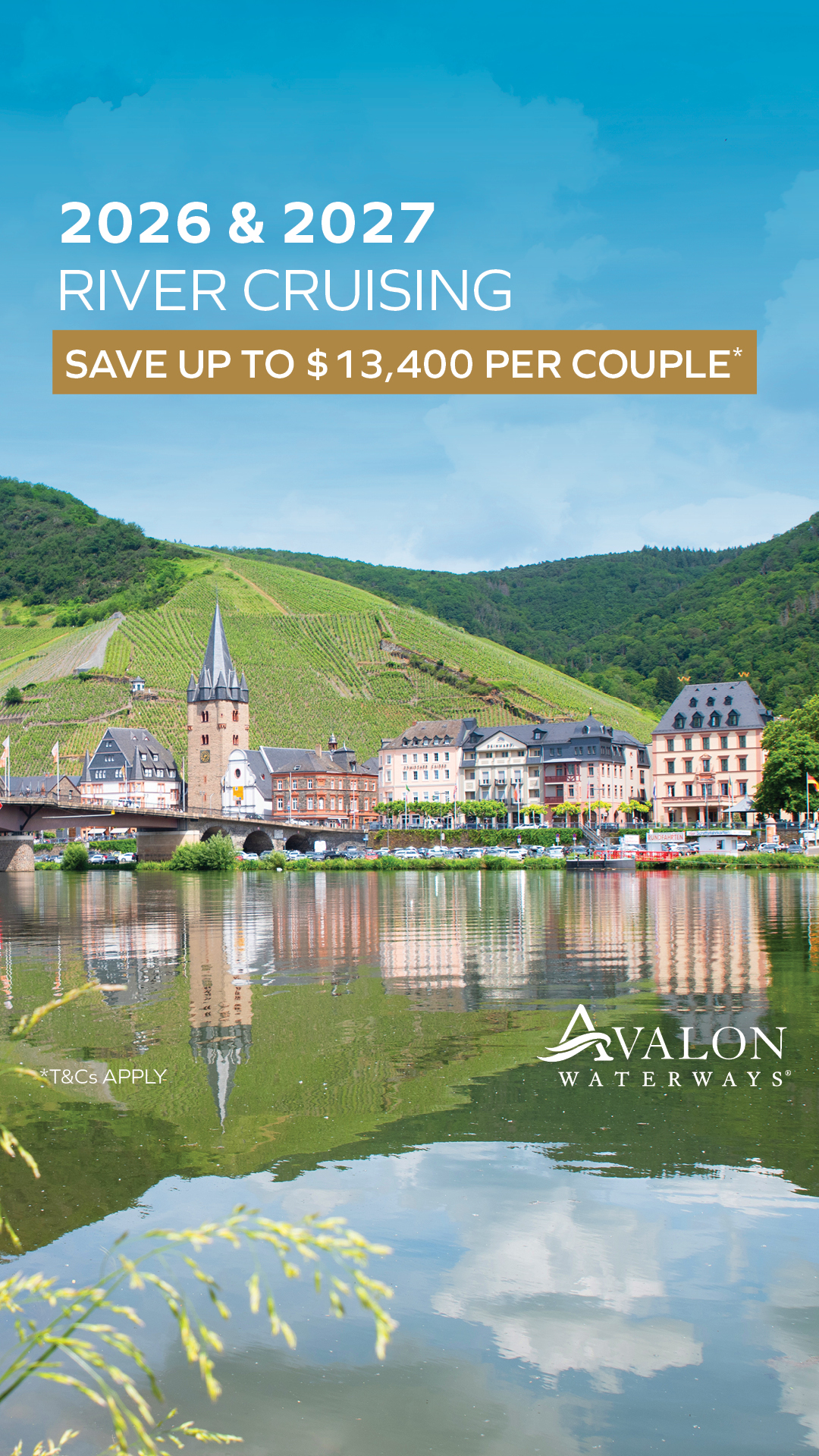 Avalon Waterways Facebook ad