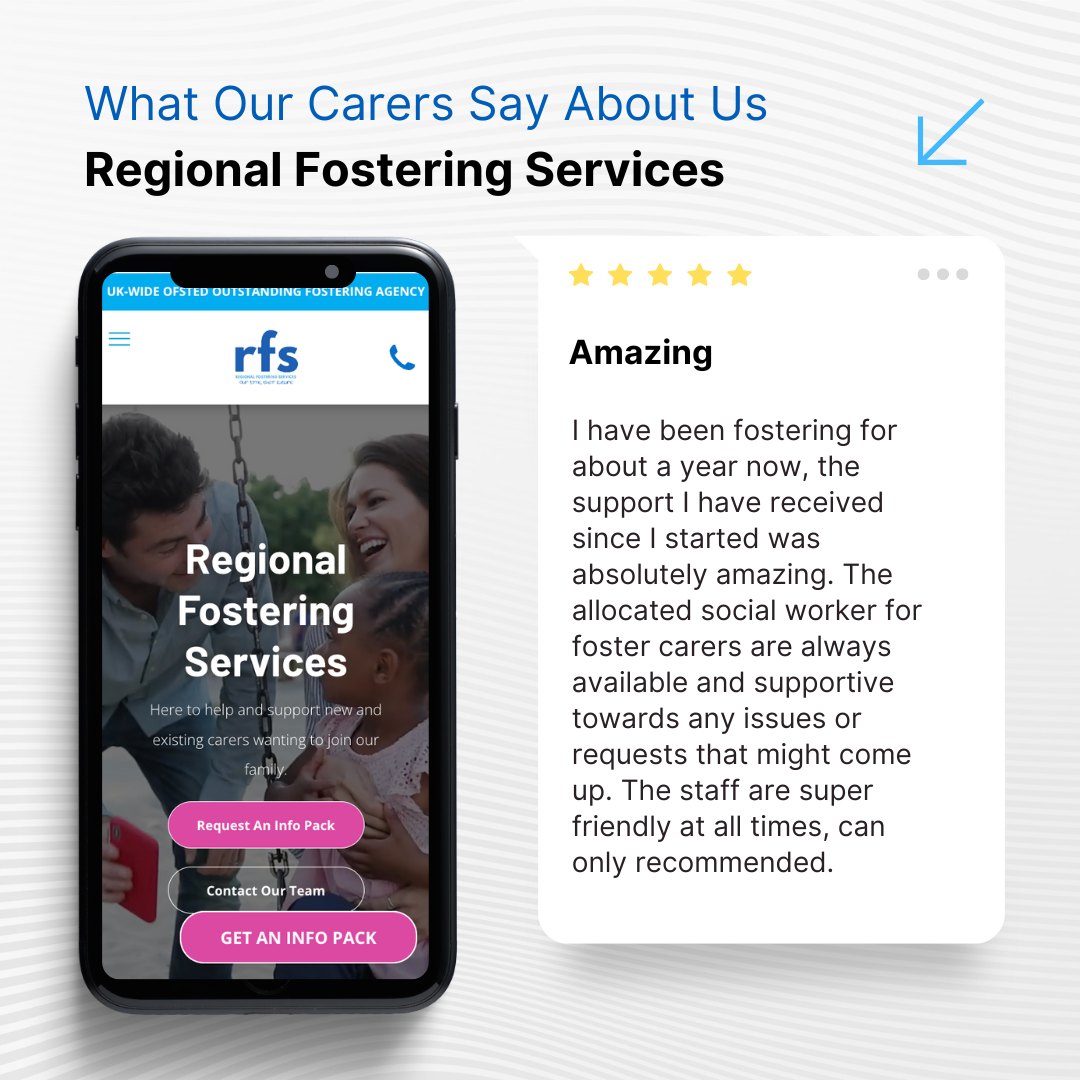 Regional Fostering Services Facebook ad: Become a Foster Carer With Full Support
