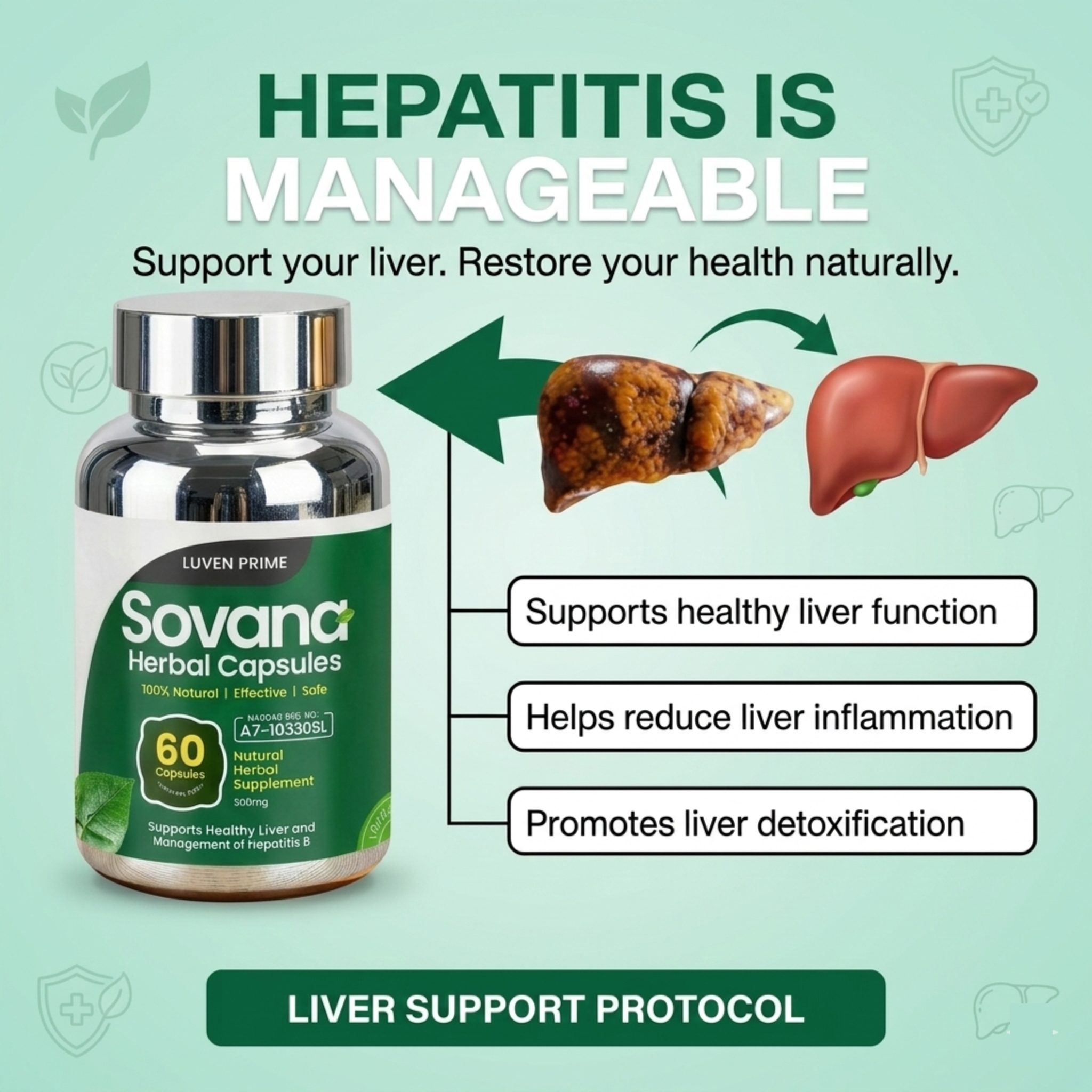 Sovana Herbal Capsules Facebook ad
