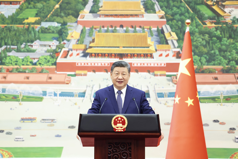 Xi's Moments Facebook ad: President has been busy this spring, leading efforts…