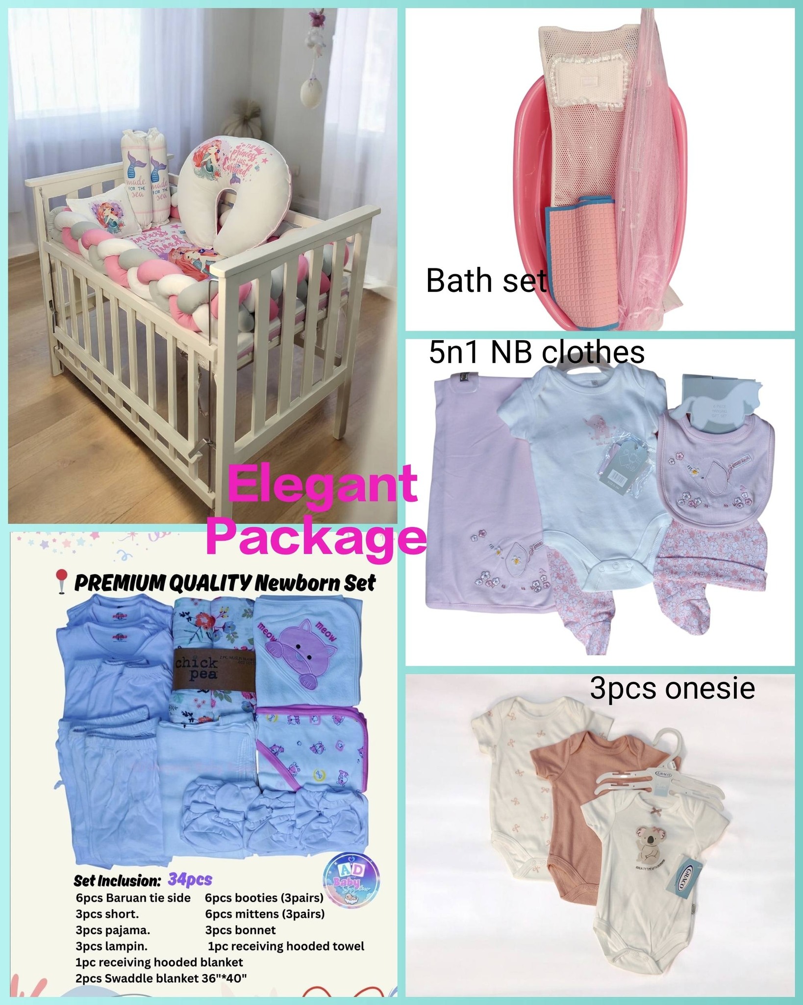 AD'shoppee Facebook ad: Elegant Newborn Package