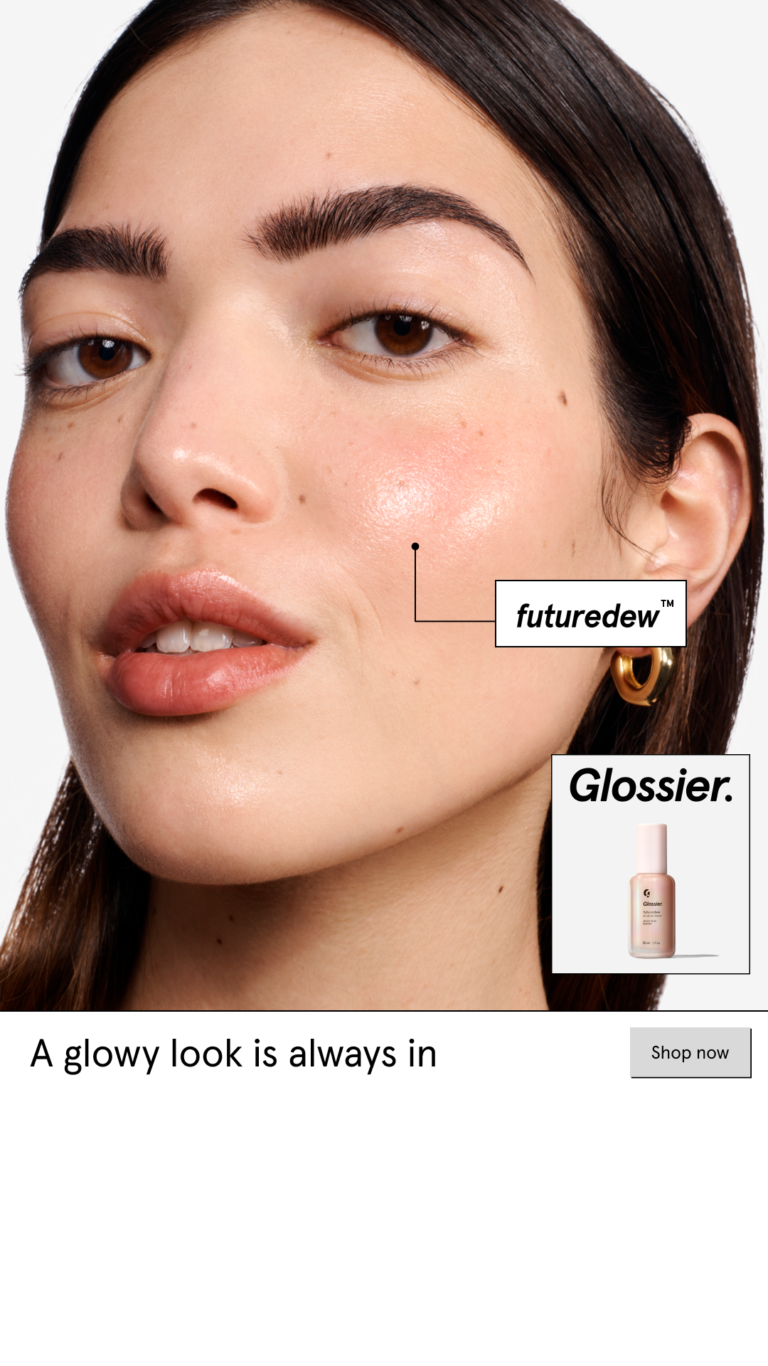 Glossier Facebook ad
