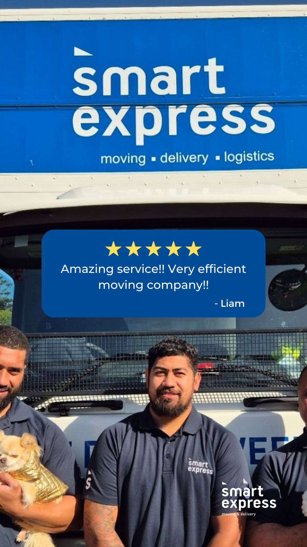 Smart Express Moving & Delivery Facebook ad from Nov 11, 2025